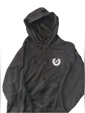 PINK Victoria's Secret Black Zip Hoodie